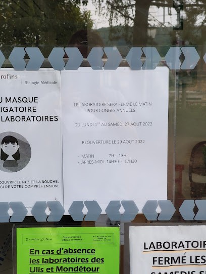 Eurofins - Laboratoire d'analyses médicales Orsay gare, Laboratoire d'Analyses à Orsay