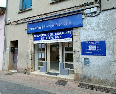 Laboratoire Eurofins Alpes-Sud-Var Saint-Maximin Centre-Ville, Laboratoire d'Analyses à Saint-Maximin-la-Sainte-Baume